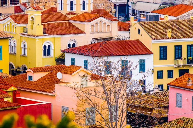 athens plaka houses