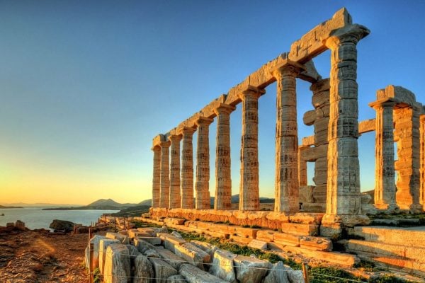 poseidon temple cape sounion athens greece